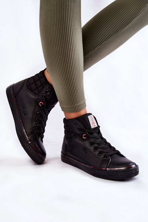 laisvalaikio batai su auliuku Cross Jeans KK2R4058C juodos spalvos