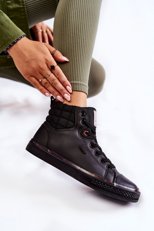 laisvalaikio batai su auliuku Cross Jeans KK2R4058C juodos spalvos