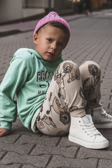 Vaikiški batai su auliuku su užtrauktukais Big Star KK374227 baltos spalvos 2