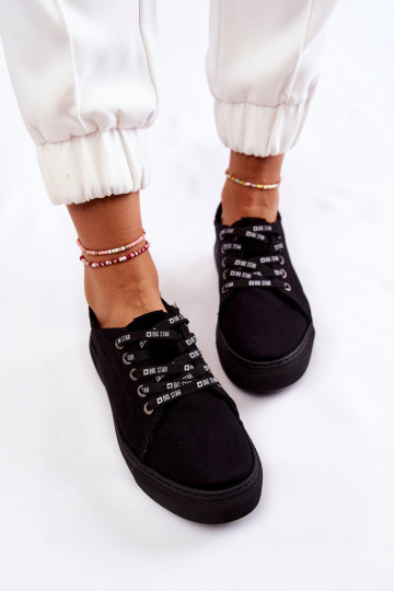 Moteriški batai Memory Foam System Big Star KK276001 juodos spalvos 2