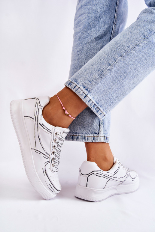 sportiniai bateliai baltos spalvos Solveig