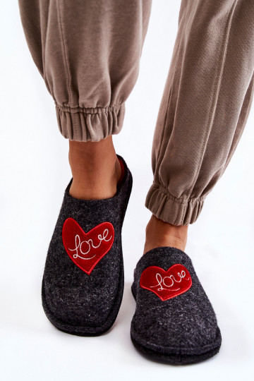 naminės šlepetės  Big Star KK276019 Juodos ir-raudonos spalvos 2