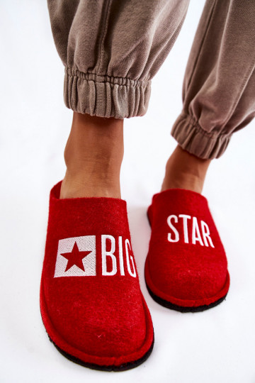 naminės šlepetės  Big Star KK276022 raudonos spalvos 2