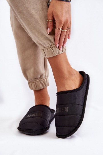 Klasikinio modelio šlepetės  Big Star KK274602 juodos spalvos 2