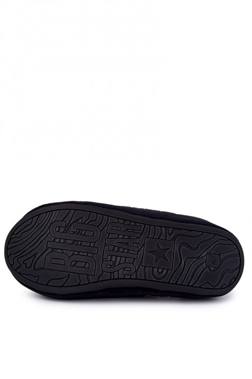 Vyriškos šlepetės Big Star KK174365 juodos spalvos Vyriškos šlepetės Big Star KK174365 juodos spalvos