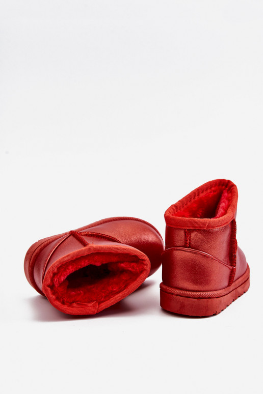 Šilti vaikiški sniego batai raudonos spalvos Scooby Šilti vaikiški sniego batai raudonos spalvos Scooby