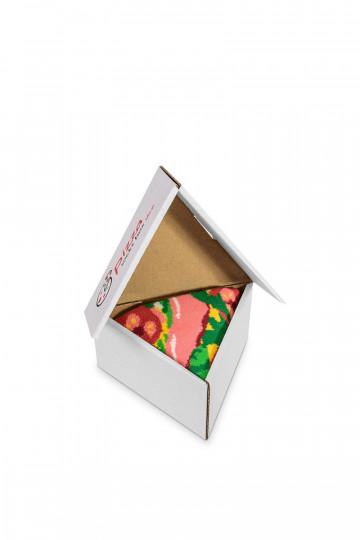 Spalvotos kojinės dėžutėje 1pora Pizza