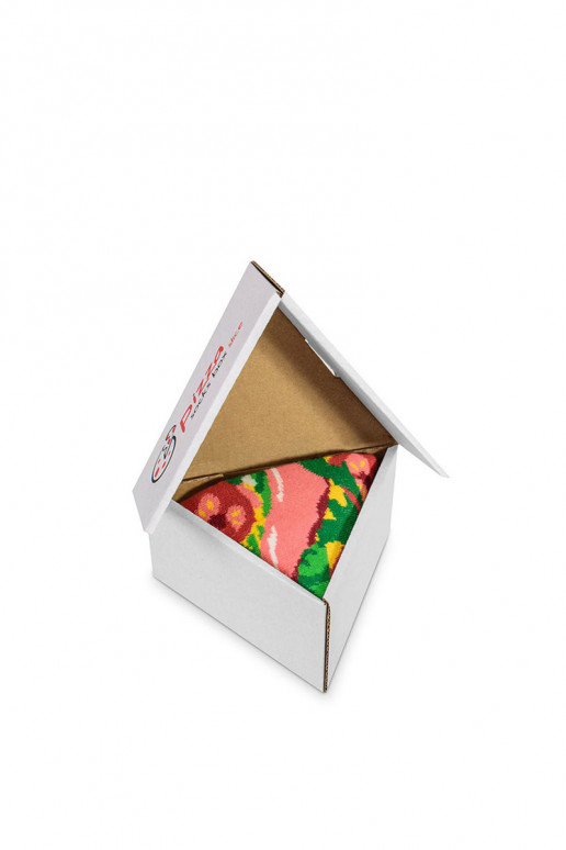 Spalvotos kojinės dėžutėje 1pora Pizza