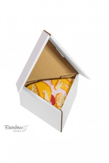 Spalvotos kojinės dėžutėje 1pora Pizza