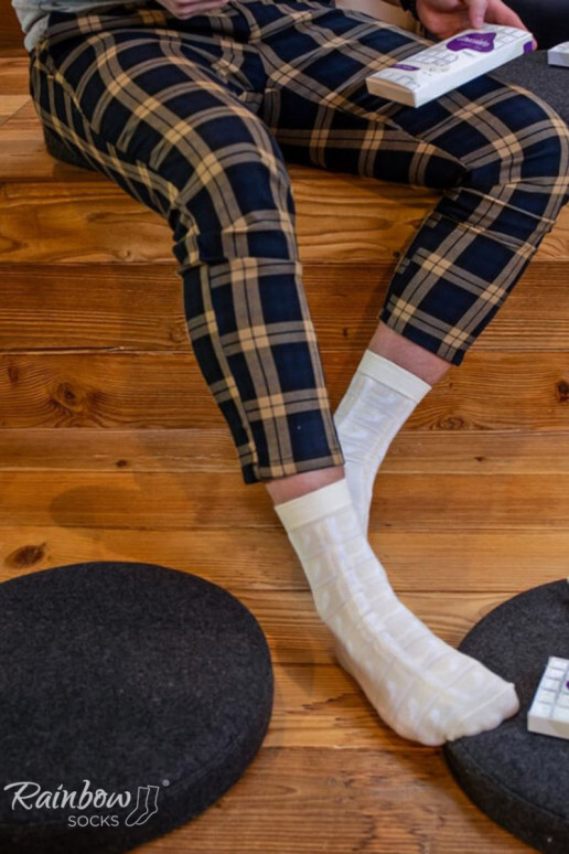 Spalvotos kojinės dėžutėje  1pora Spalvotos kojinės dėžutėje  1pora