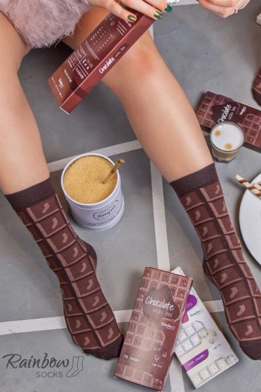 Spalvotos kojinės dėžutėje  1pora Spalvotos kojinės dėžutėje  1pora