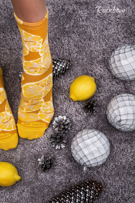 Spalvotos kojinės dėžutėje  2 poros Spalvotos kojinės dėžutėje  2 poros