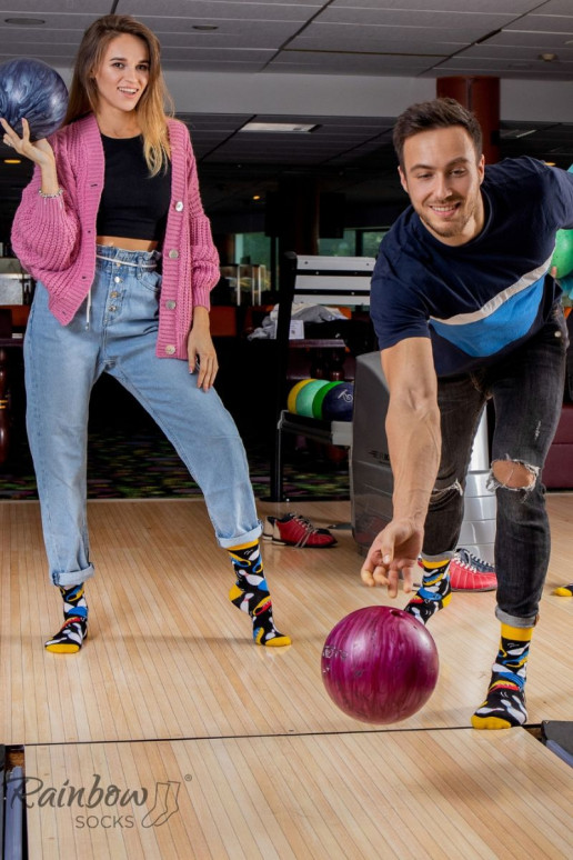 Spalvotos kojinės dėžutėje  3 poros Spalvotos kojinės dėžutėje  3 poros