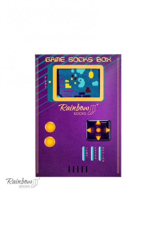 Spalvotos kojinės dėžutėje  2 poros Spalvotos kojinės dėžutėje  2 poros