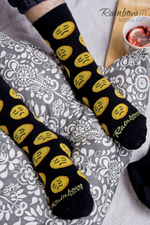 Spalvotos kojinės dėžutėje  3 poros Spalvotos kojinės dėžutėje  3 poros