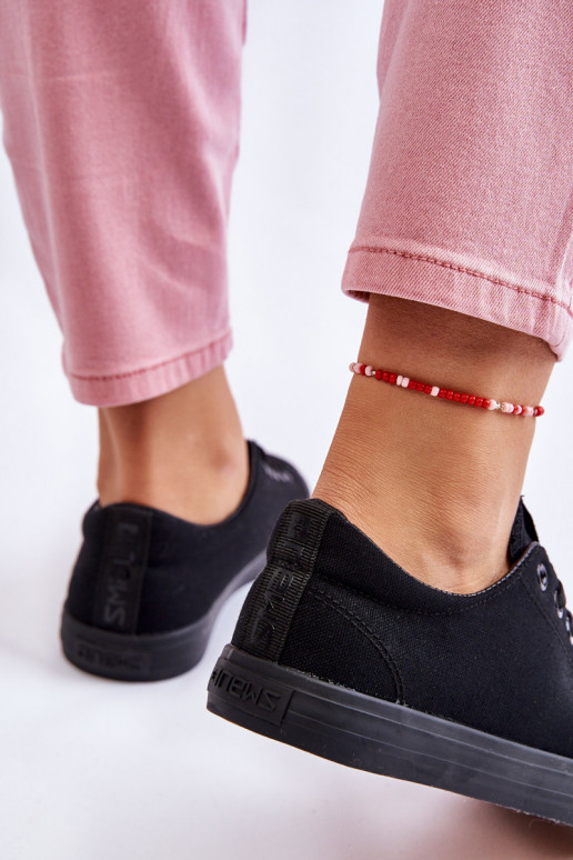 su dirželiais Klasikinio modelio laisvalaikio batai juodos spalvos Eleya su dirželiais Klasikinio modelio laisvalaikio batai juodos spalvos Eleya