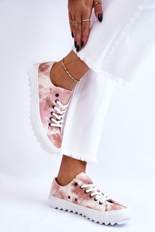 lygiapadžiai sportbačiai Big Star LL274044 rožinės-smėlio spalvos lygiapadžiai sportbačiai Big Star LL274044 rožinės-smėlio spalvos