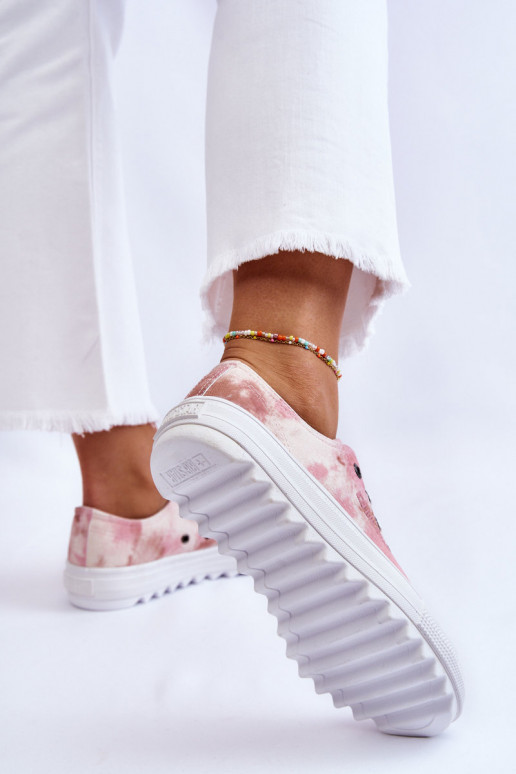 lygiapadžiai sportbačiai Big Star LL274044 rožinės-smėlio spalvos lygiapadžiai sportbačiai Big Star LL274044 rožinės-smėlio spalvos