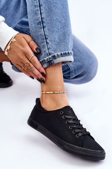 lygiapadžiai sportbačiai Big Star LL274057 juodos spalvos