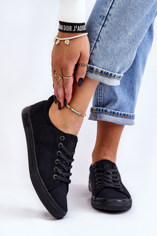 lygiapadžiai sportbačiai Big Star LL274057 juodos spalvos lygiapadžiai sportbačiai Big Star LL274057 juodos spalvos