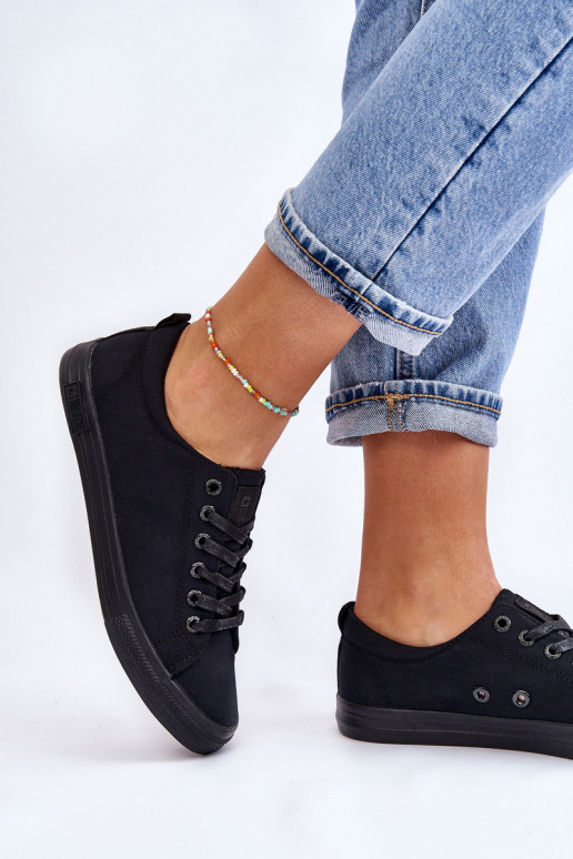 lygiapadžiai sportbačiai Big Star LL274057 juodos spalvos lygiapadžiai sportbačiai Big Star LL274057 juodos spalvos