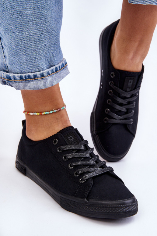 lygiapadžiai sportbačiai Big Star LL274057 juodos spalvos lygiapadžiai sportbačiai Big Star LL274057 juodos spalvos