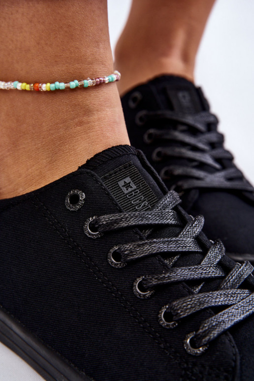 lygiapadžiai sportbačiai Big Star LL274057 juodos spalvos lygiapadžiai sportbačiai Big Star LL274057 juodos spalvos