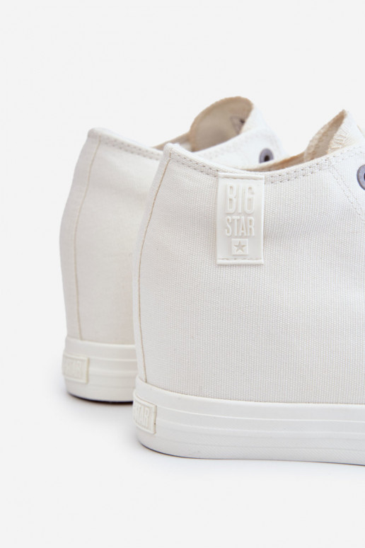 laisvalaikio batai su auliuku  Big Star LL274035 baltos spalvos