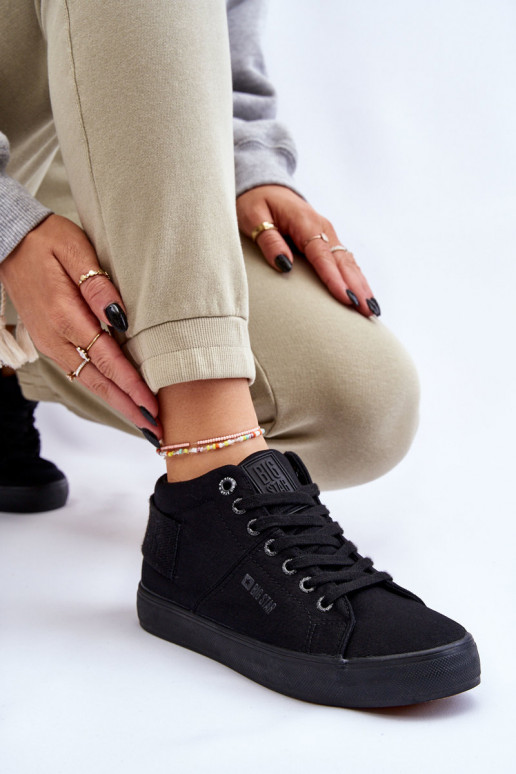 Klasikinio modelio laisvalaikio batai su auliuku Big Star LL274001 juodos spalvos Klasikinio modelio laisvalaikio batai su auliuku Big Star LL274001 juodos spalvos