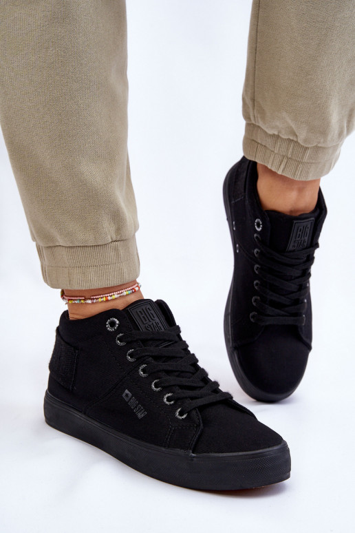 Klasikinio modelio laisvalaikio batai su auliuku Big Star LL274001 juodos spalvos Klasikinio modelio laisvalaikio batai su auliuku Big Star LL274001 juodos spalvos