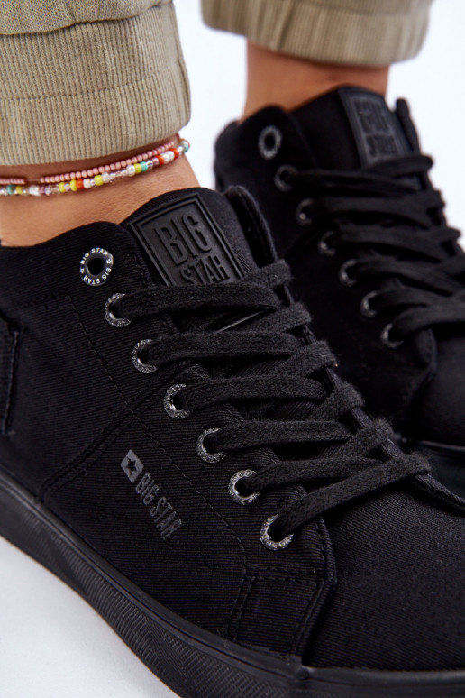 Klasikinio modelio laisvalaikio batai su auliuku Big Star LL274001 juodos spalvos Klasikinio modelio laisvalaikio batai su auliuku Big Star LL274001 juodos spalvos