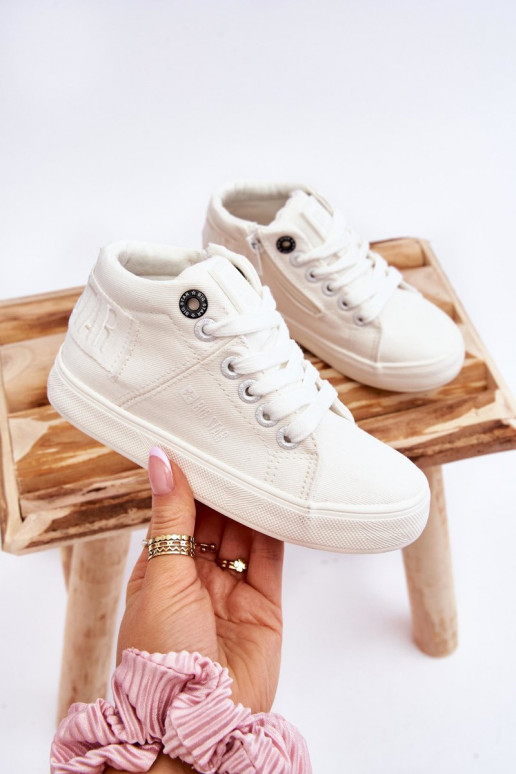 Vaikiški Klasikinio modelio laisvalaikio batai su auliuku Big Star LL374002 baltos spalvos Vaikiški Klasikinio modelio laisvalaikio batai su auliuku Big Star LL374002 baltos spalvos