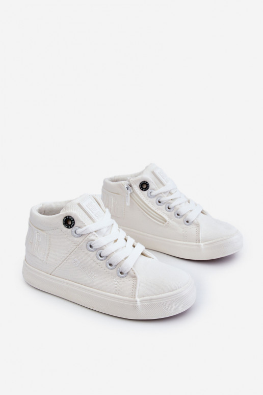 Vaikiški Klasikinio modelio laisvalaikio batai su auliuku Big Star LL374002 baltos spalvos Vaikiški Klasikinio modelio laisvalaikio batai su auliuku Big Star LL374002 baltos spalvos