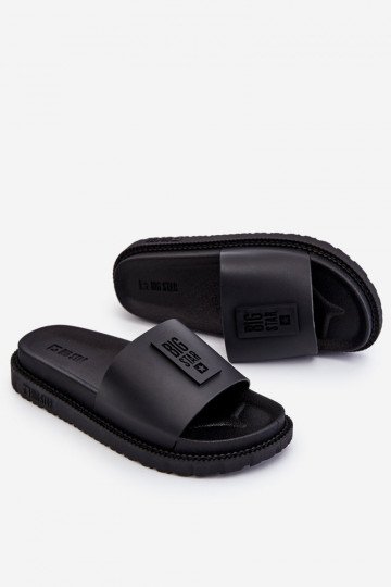 Šlepetės Big Star LL274429 juodos spalvos