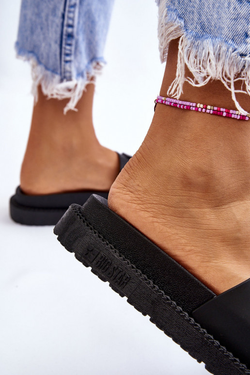 Šlepetės Big Star LL274429 juodos spalvos