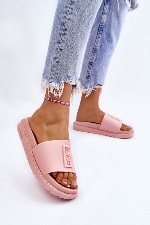 Šlepetės Big Star LL274425 Šviesaus rausvo atspalvio