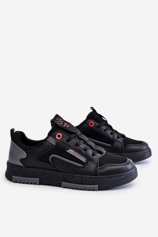 Sneakers modelio batai Cross Jeans LL2R4012C juodos spalvos Sneakers modelio batai Cross Jeans LL2R4012C juodos spalvos