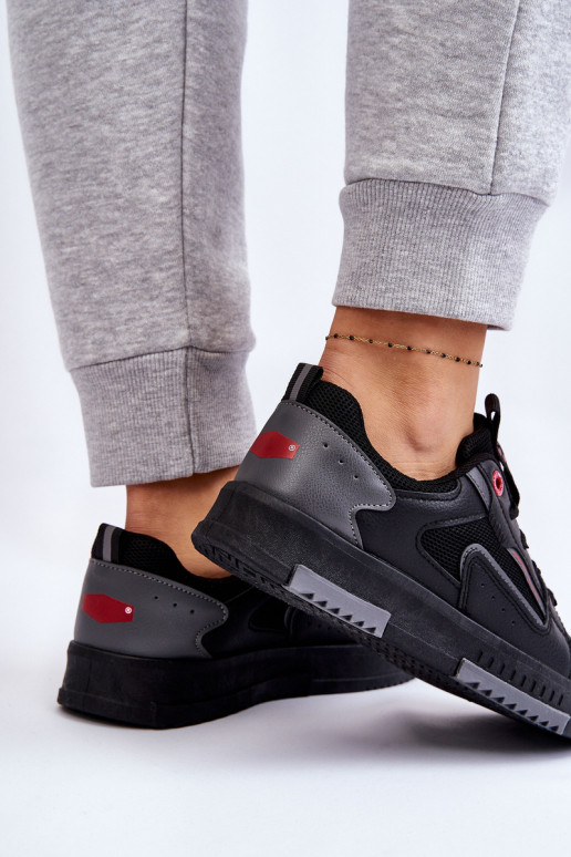 Sneakers modelio batai Cross Jeans LL2R4012C juodos spalvos Sneakers modelio batai Cross Jeans LL2R4012C juodos spalvos