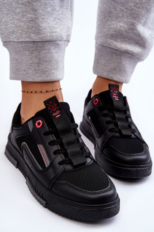 Sneakers modelio batai Cross Jeans LL2R4012C juodos spalvos Sneakers modelio batai Cross Jeans LL2R4012C juodos spalvos