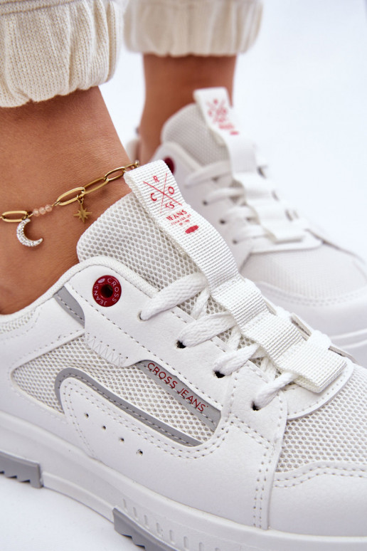 Sneakers modelio batai Cross Jeans LL2R4011C baltos spalvos