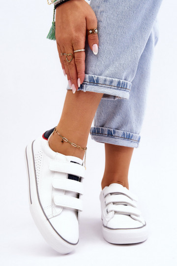 Sportbačiai su lipniais užsegimais Big Star LL274A207 baltos spalvos 2