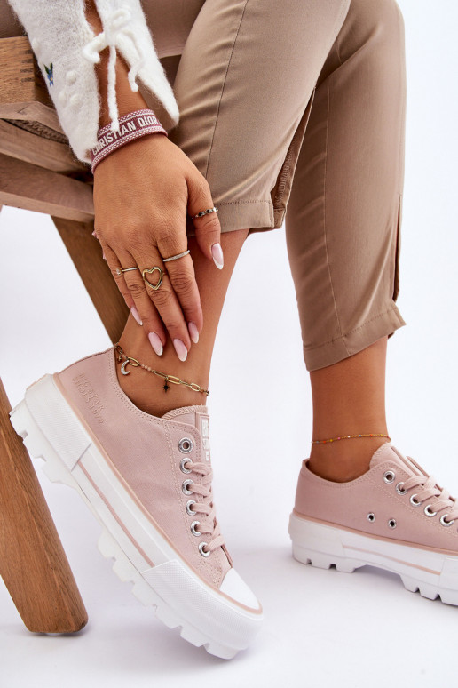 laisvalaikio batai su platforma Big Star LL274151 Nude laisvalaikio batai su platforma Big Star LL274151 Nude