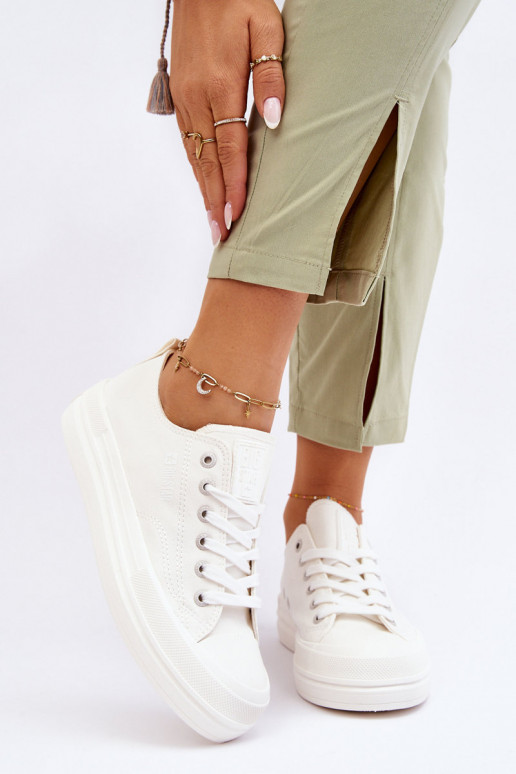 su raišteliais Sportbačiai Big Star LL274968 baltos spalvos