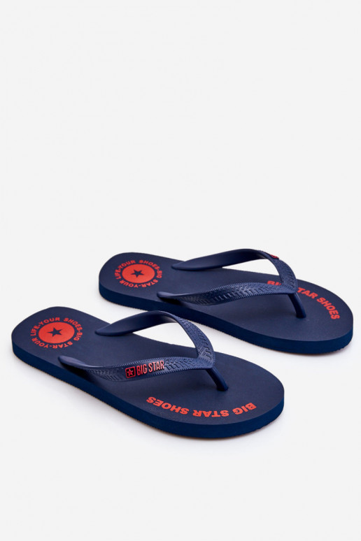 Šlepetės  Big Star LL174424 tamsiai mėlynos spalvos