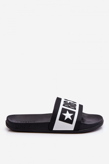 Klasikinio modelio Šlepetės Big Star LL274739 juodos spalvos