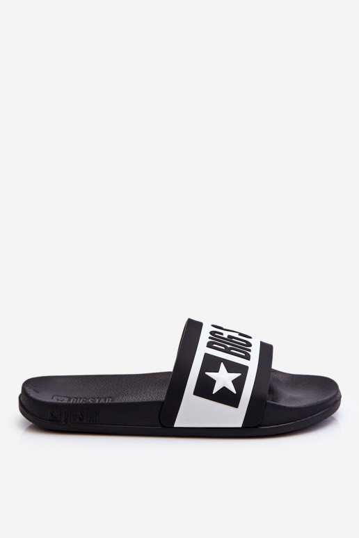 Klasikinio modelio Šlepetės Big Star LL274739 juodos spalvos Klasikinio modelio Šlepetės Big Star LL274739 juodos spalvos