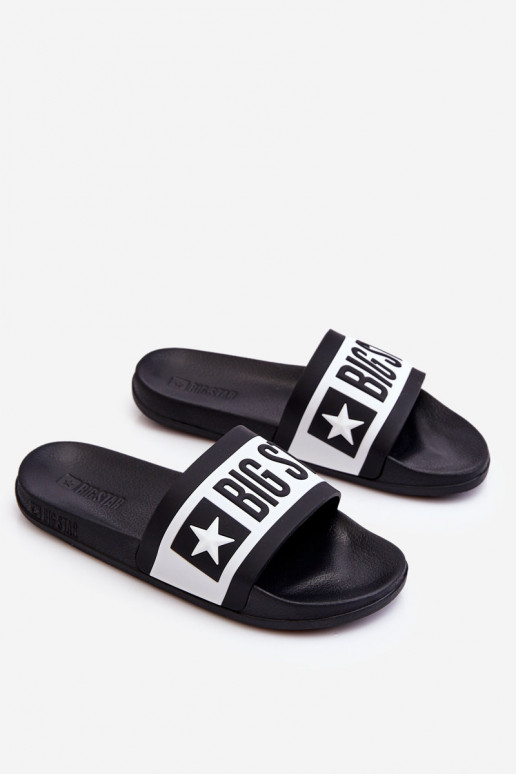 Klasikinio modelio Šlepetės Big Star LL274739 juodos spalvos Klasikinio modelio Šlepetės Big Star LL274739 juodos spalvos