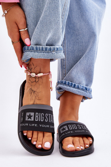 Lengvos šlepetės Big Star LL274732 juodos spalvos 2