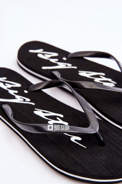 Šlepetės  Big Star LL274761 juodos spalvos Šlepetės  Big Star LL274761 juodos spalvos