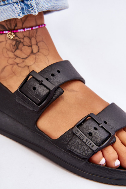 Lengvos basutės Big Star LL274745 juodos spalvos Lengvos basutės Big Star LL274745 juodos spalvos